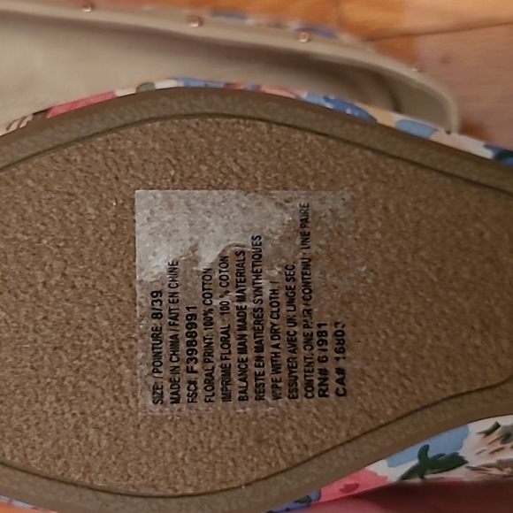 Avon Floral flats - Picture 5 of 5